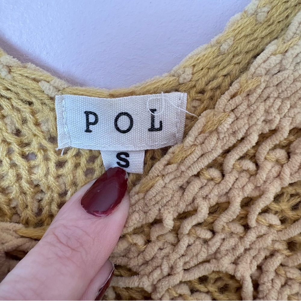 💚POL Yellow Knit Sweater - Picture 4 of 5